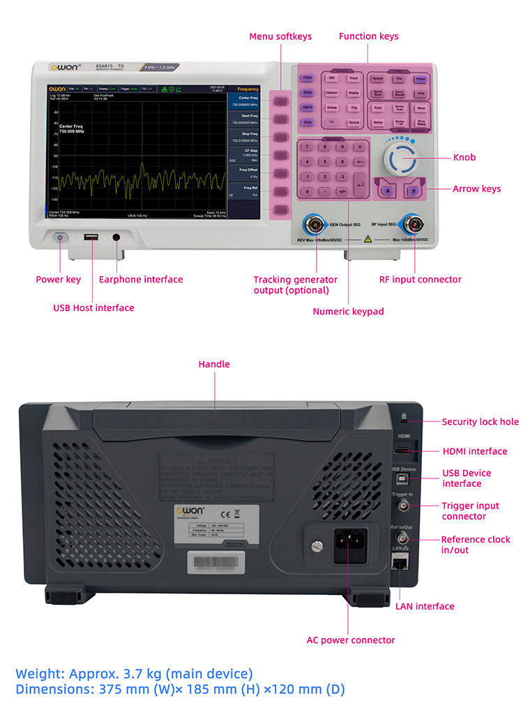 محلل طيف محمول من 9 كيلوهرتز إ - مراجعة Spectrum Analyzer Tracking Generator 1.5Ghz وسعره